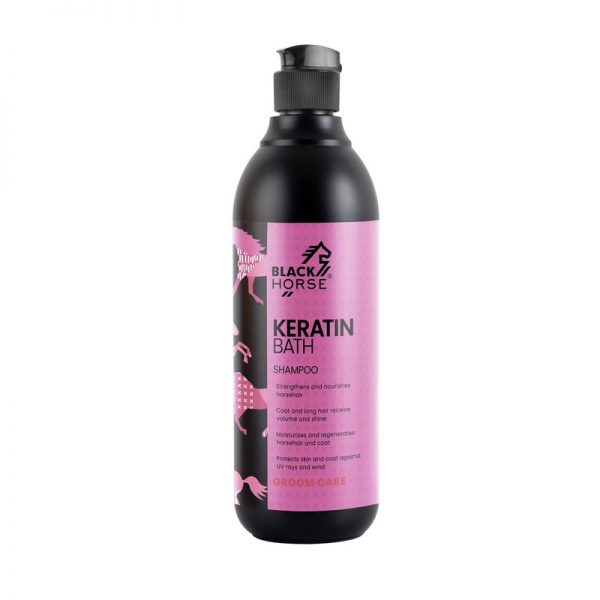 Keratynowy szampon dla koni Keratin Bath Black Horse