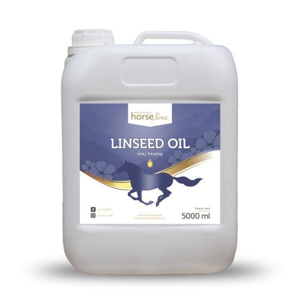 HorseLinePRO Linseed Oil 5l wzmocnienie odporności