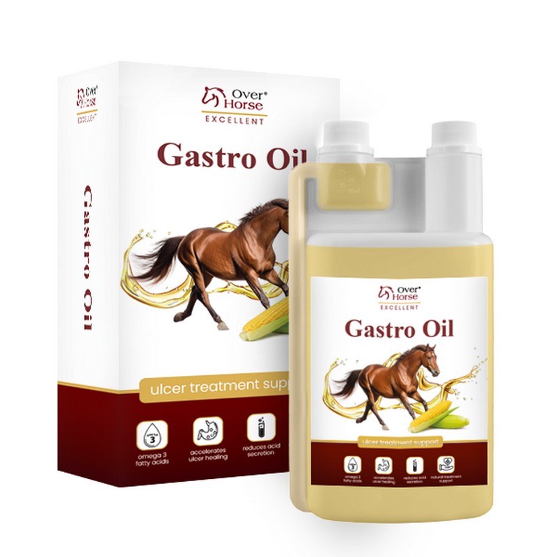 Gastro Oil 1l Over Horse na wrzody żołądka u koni